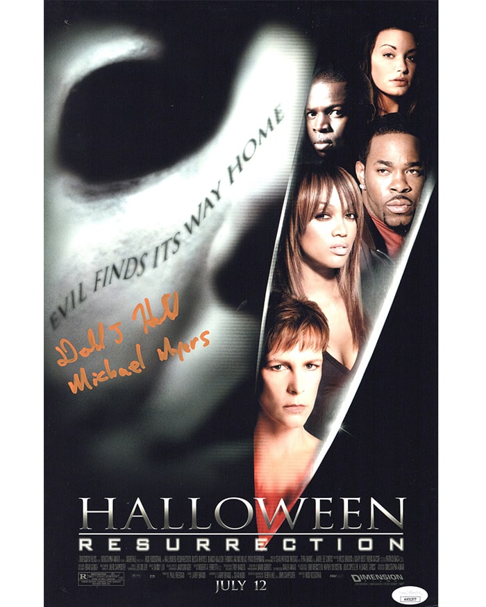 Donald John Hewitt signed 11x17 Poster Michael Myers Halloween Resurrection img