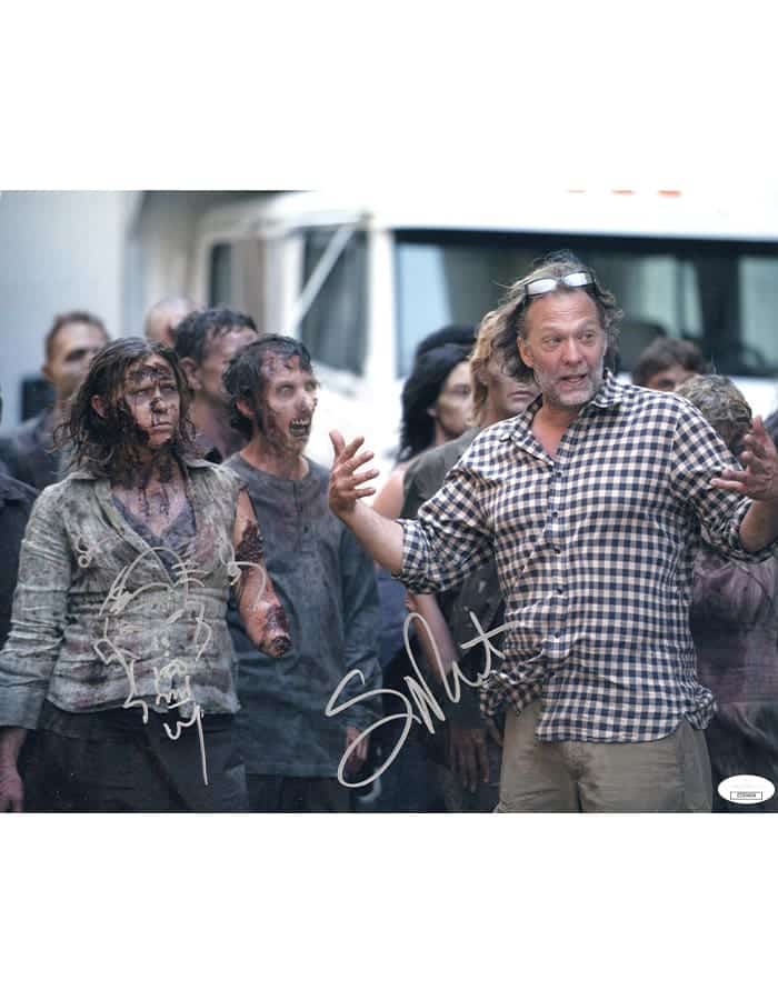 Greg Nicotero signed & sketched 11x14 Photo The Walking Dead img