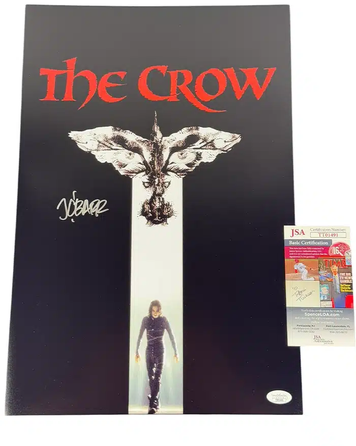 CSR Collectibles - James O’Barr signed 12×18 Poster Creator The Crow