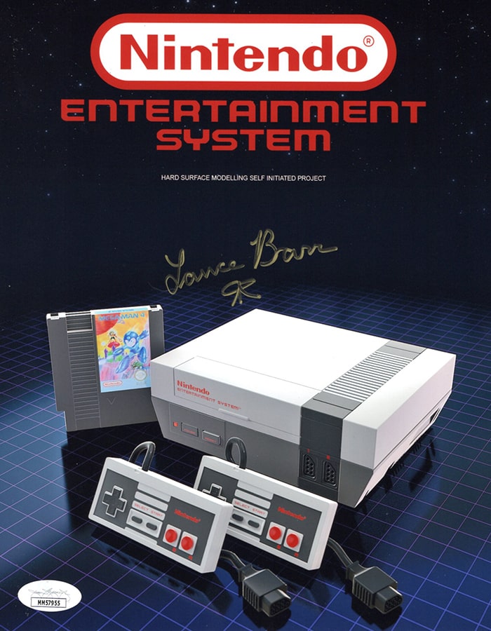 Lance Barr signed 8x10 Photo Designer NES Nintendo JSA Authentication img
