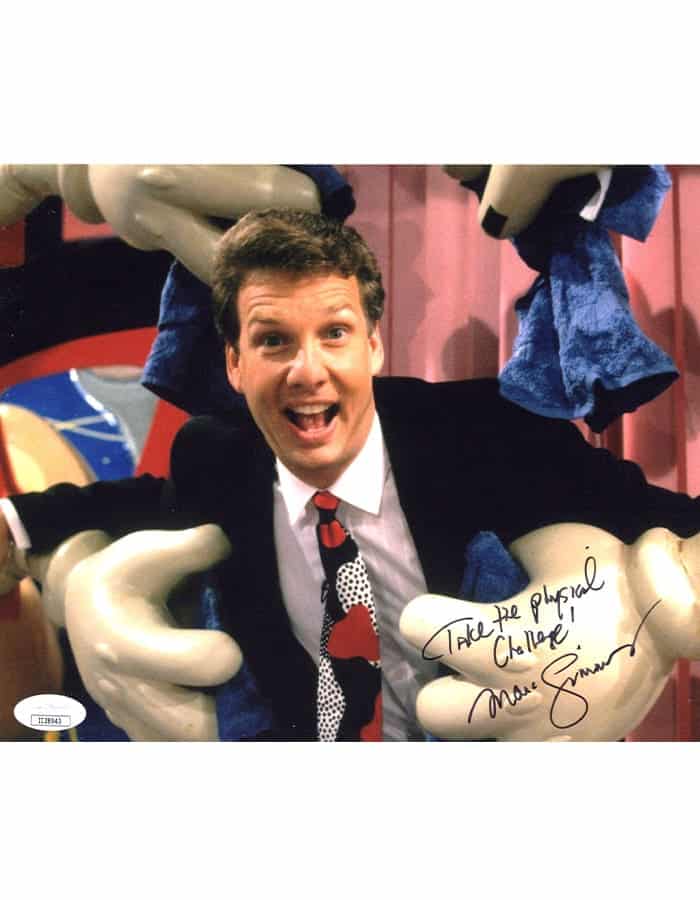 Marc Summers signed 8x10 Photo Nickelodeon Double Dare img