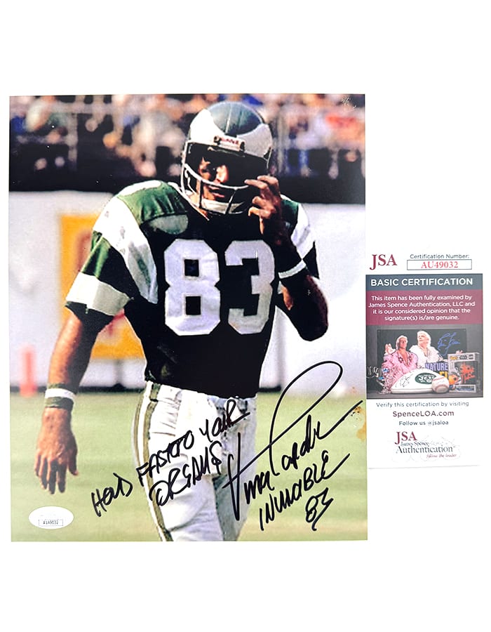 CSR Collectibles - Vince Papale signed 8×10 Photo Philadelphia