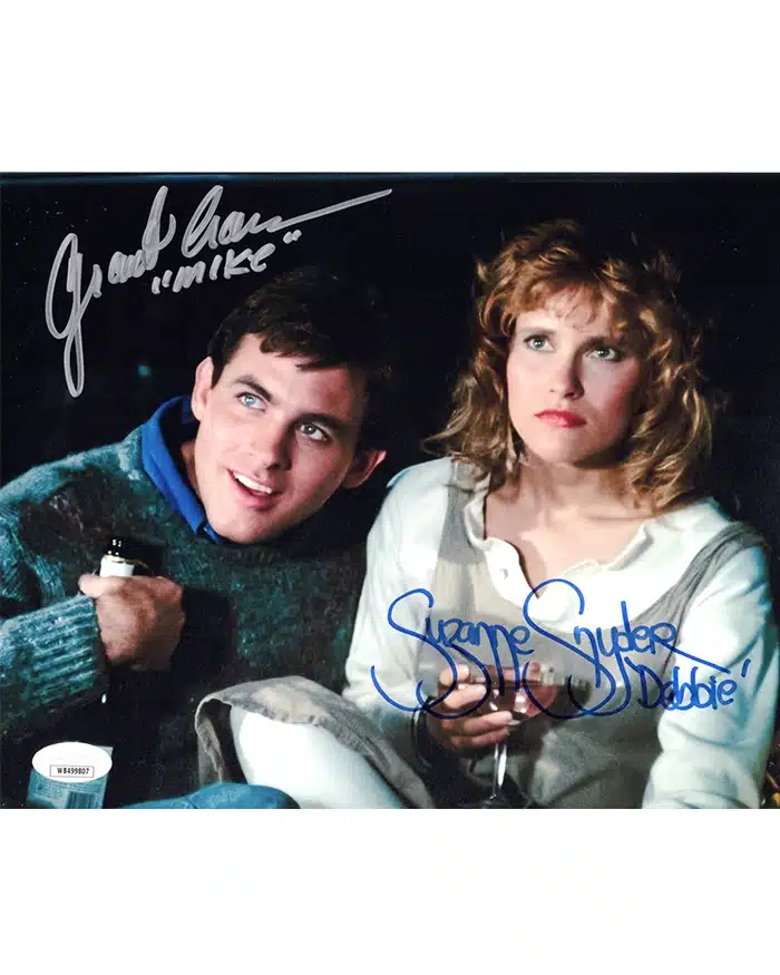 mike tobacco killer klowns from outer space Grant Cramer & Suzanne Snyder signed 8x10 Photo Mike Tobacco Debbie Stone  Killer Klowns from Outer Space *Missing JSA Card*