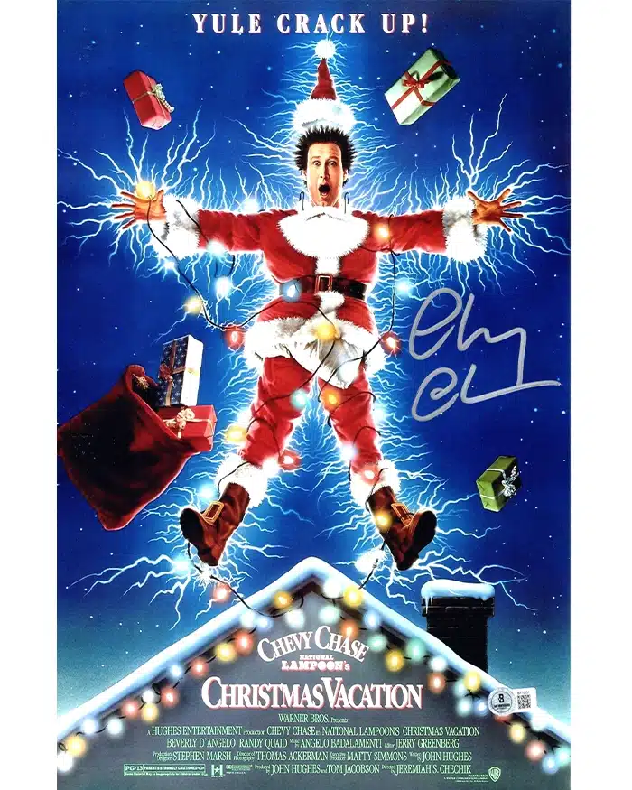 Chevy Chase signed 11x17 Poster Clark Griswold National Lampoon's Christmas Vaca img