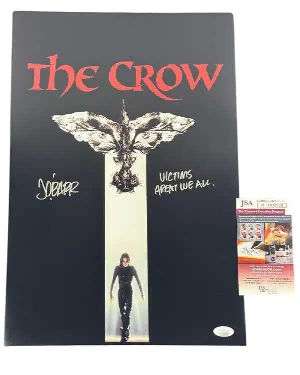 Csr Collectibles James O Barr Signed 12 18 Poster Creator The Crow
