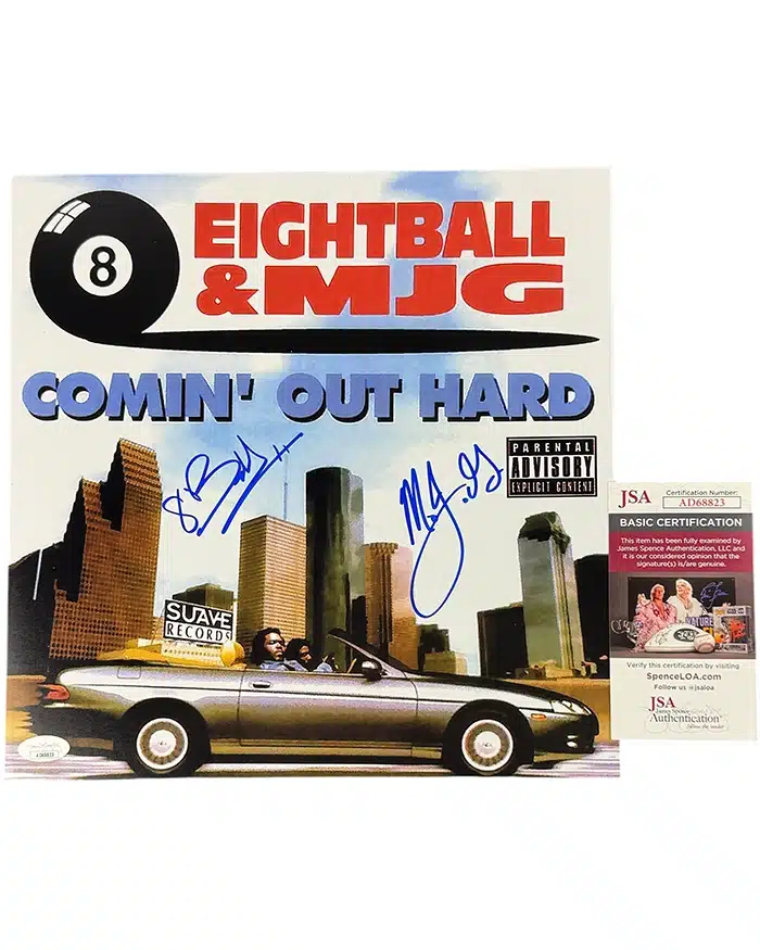 CSR Collectibles - Eightball & MJG signed 12×12 Poster 8 Ball