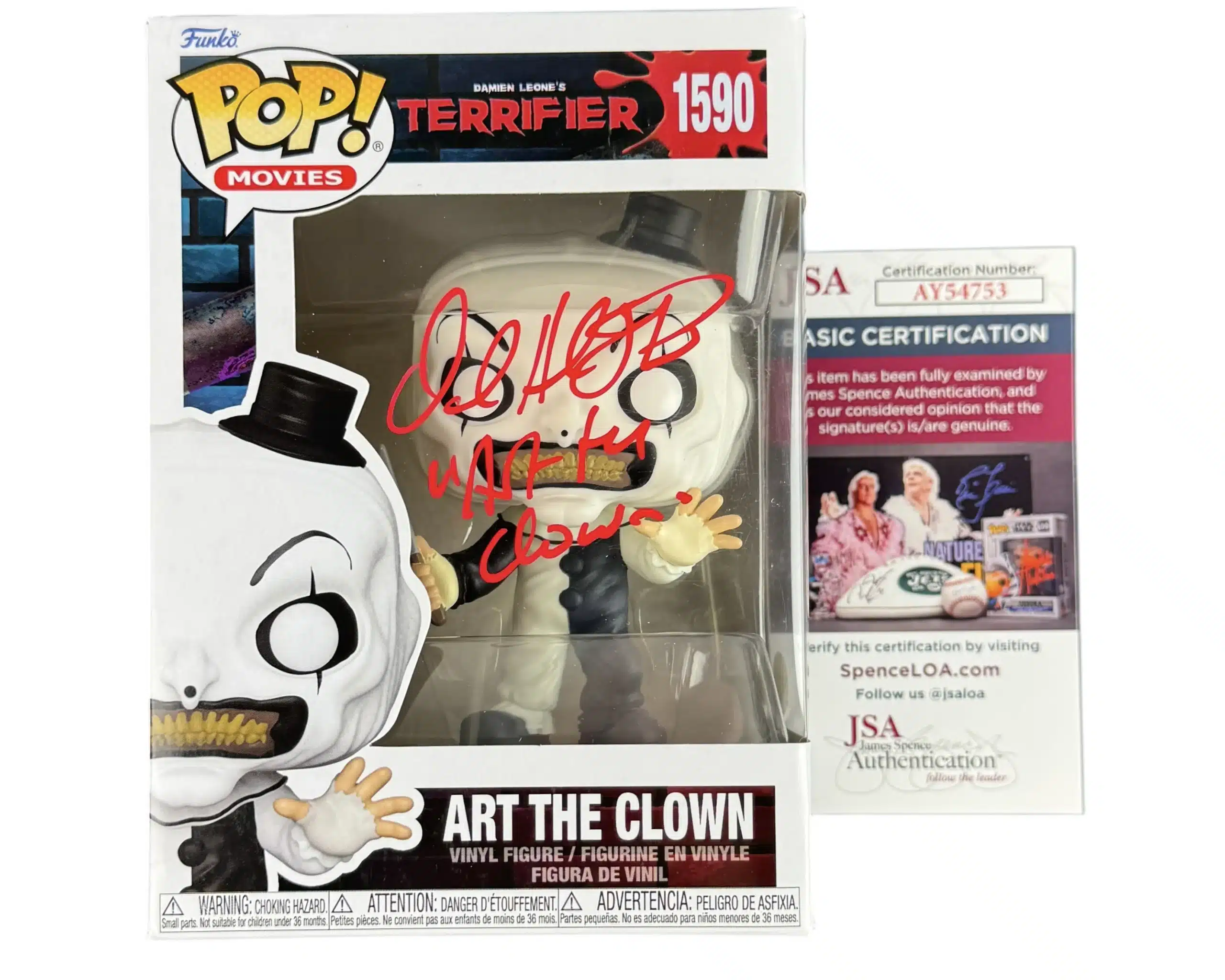 CSR Collectibles - David Howard Thornton signed Funko Pop Art the