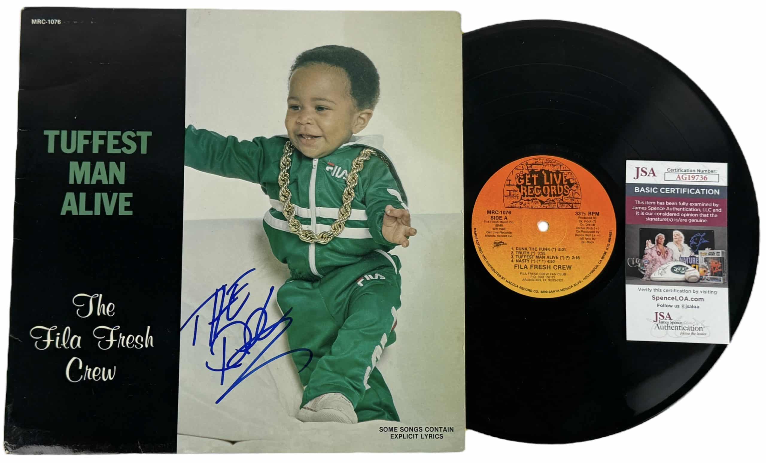CSR Collectibles - The D.O.C. signed 12″ Vinyl Record Tuffest Man
