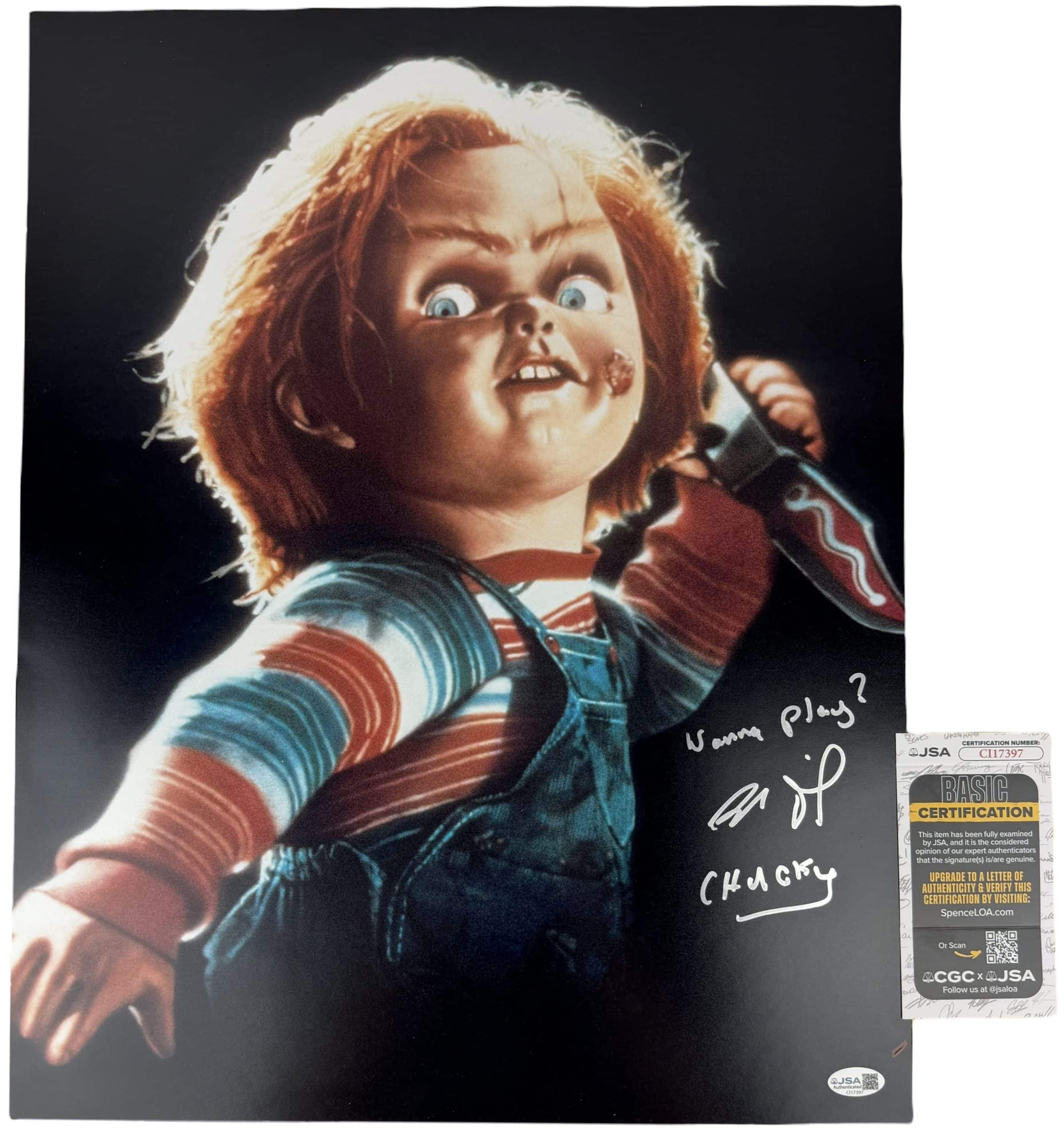 Brad Dourif signed 16x20 Photo Chucky Child's Play img