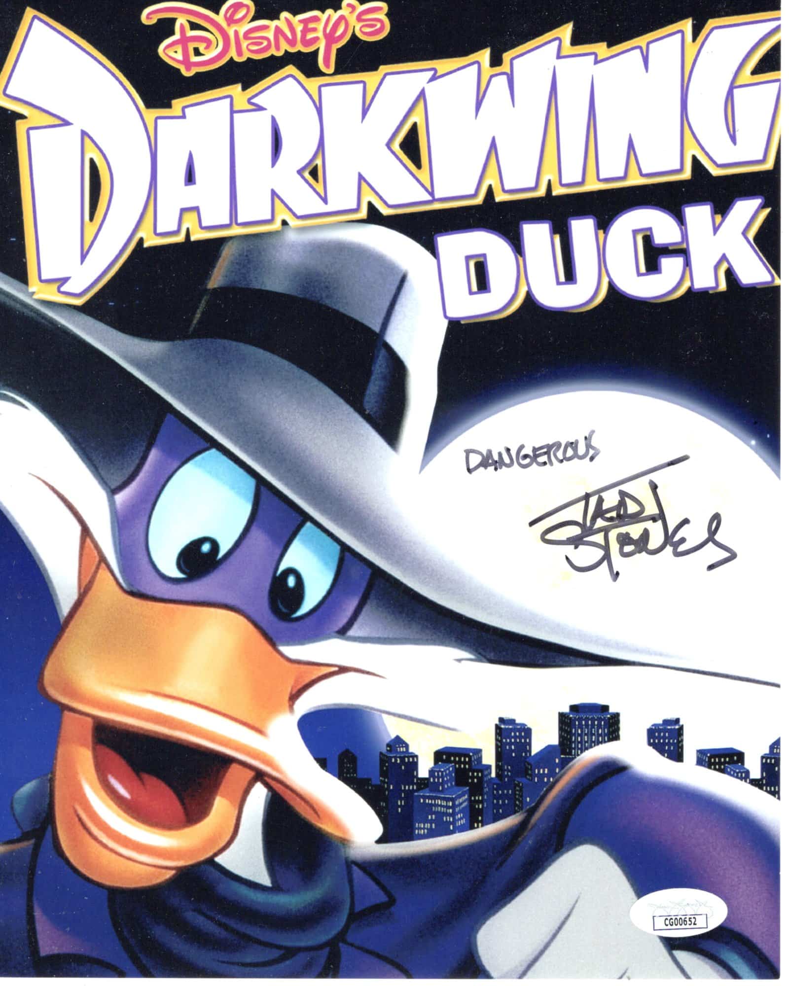 Tad Stones signed 8x10 Photo Creator Darkwing Duck img