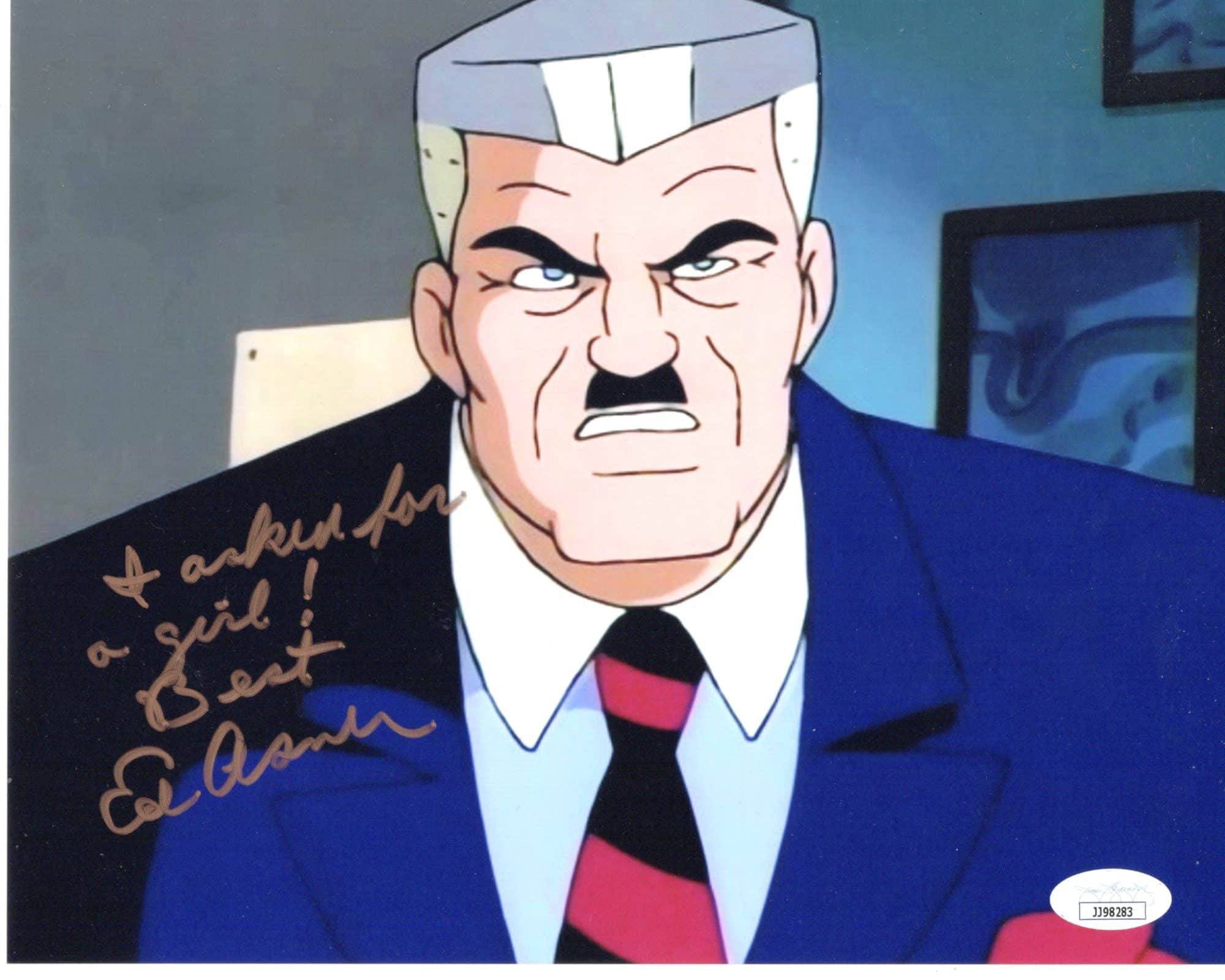 Ed Asner signed 8x10 Photo J. Jonah Jameson Spider Man img