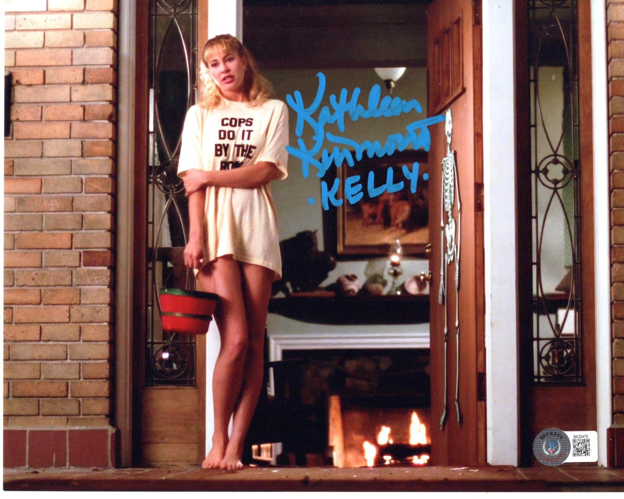 Kathleen Kinmont signed 8x10 Photo Kelly Meeker Halloween 4 The Return of Michae img