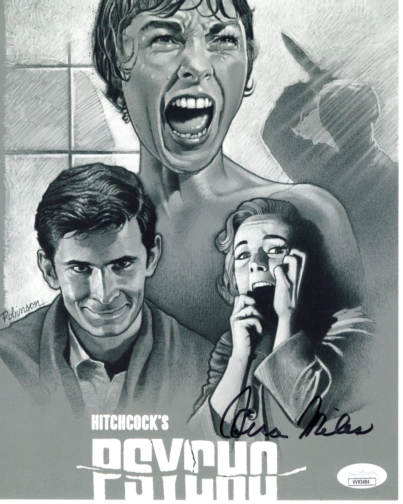 Vera Miles signed 8x10 Photo Lila Crane Psycho img