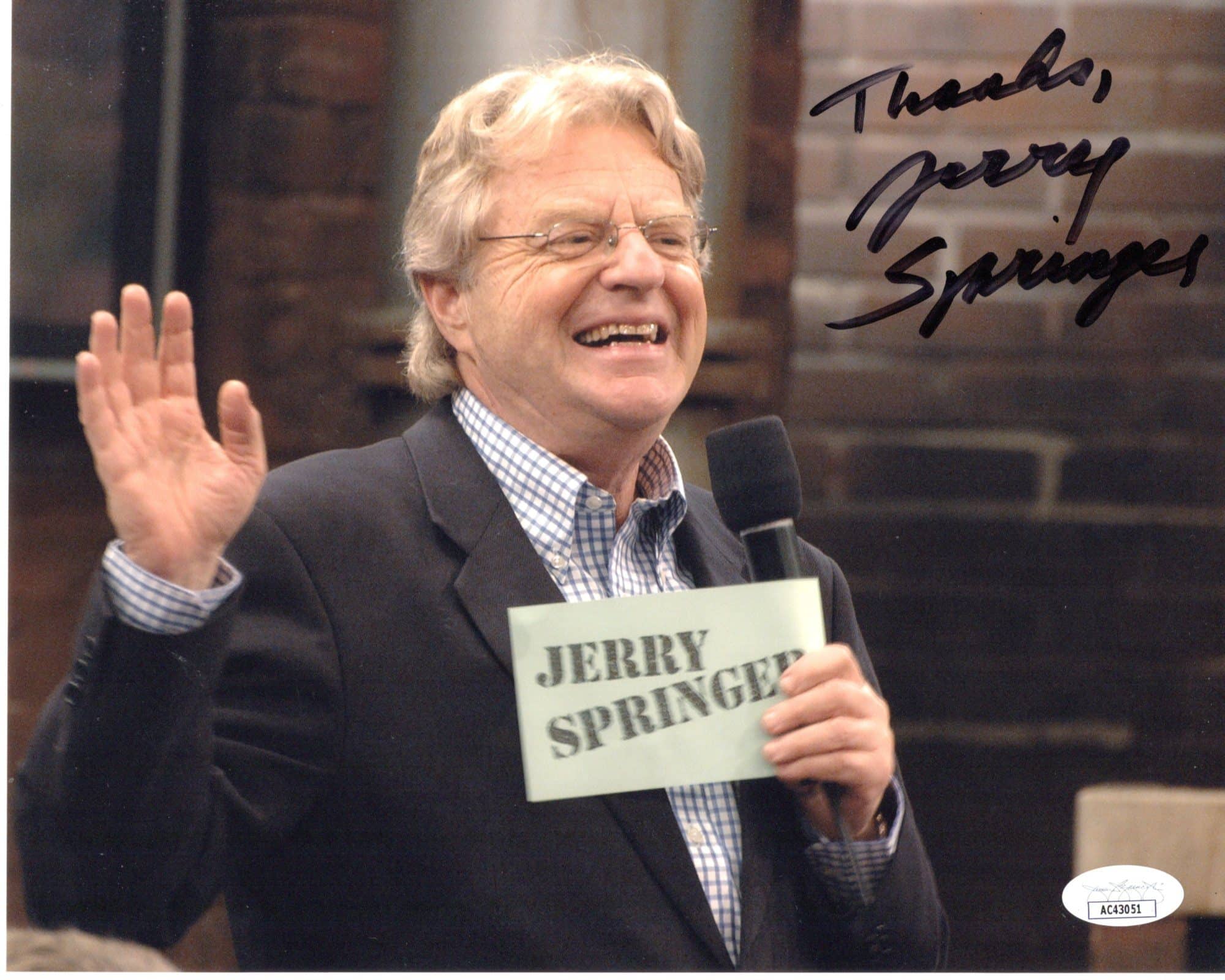 Jerry Springer signed 8x10 Photo The Jerry Springer Show img