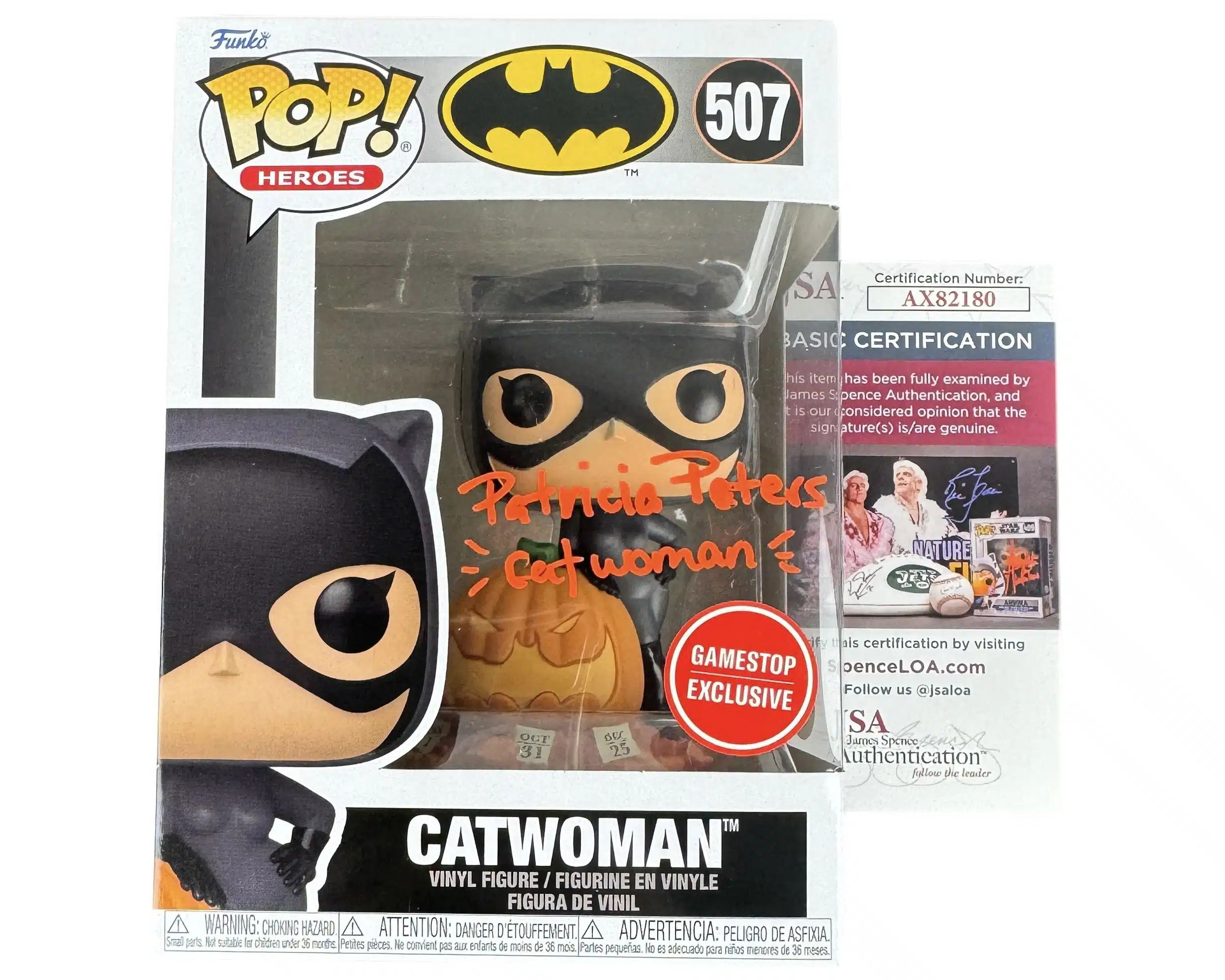 CSR Collectibles - Patricia M. Peters signed Funko Pop Figure 