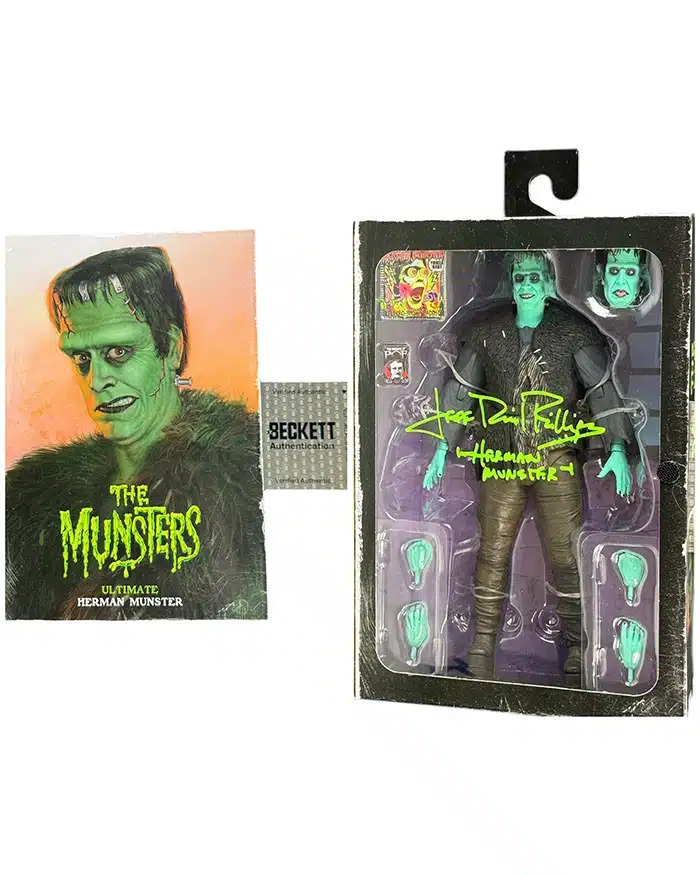 CSR Collectibles - Jeff Daniel Phillips signed NECA Figure Herman