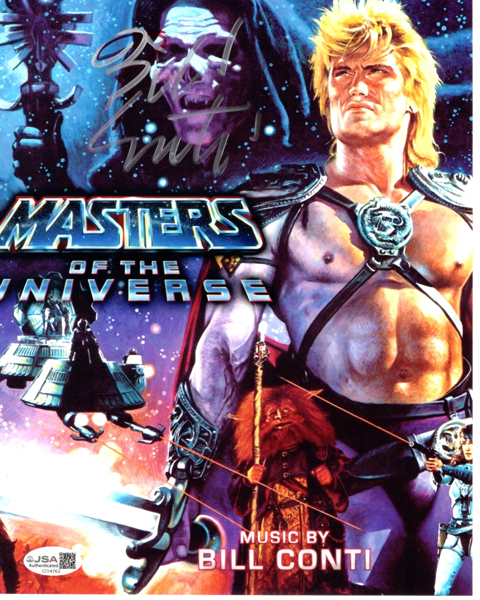 Bill Conti signed 8x10 Photo Composer - Masters of the Universe img