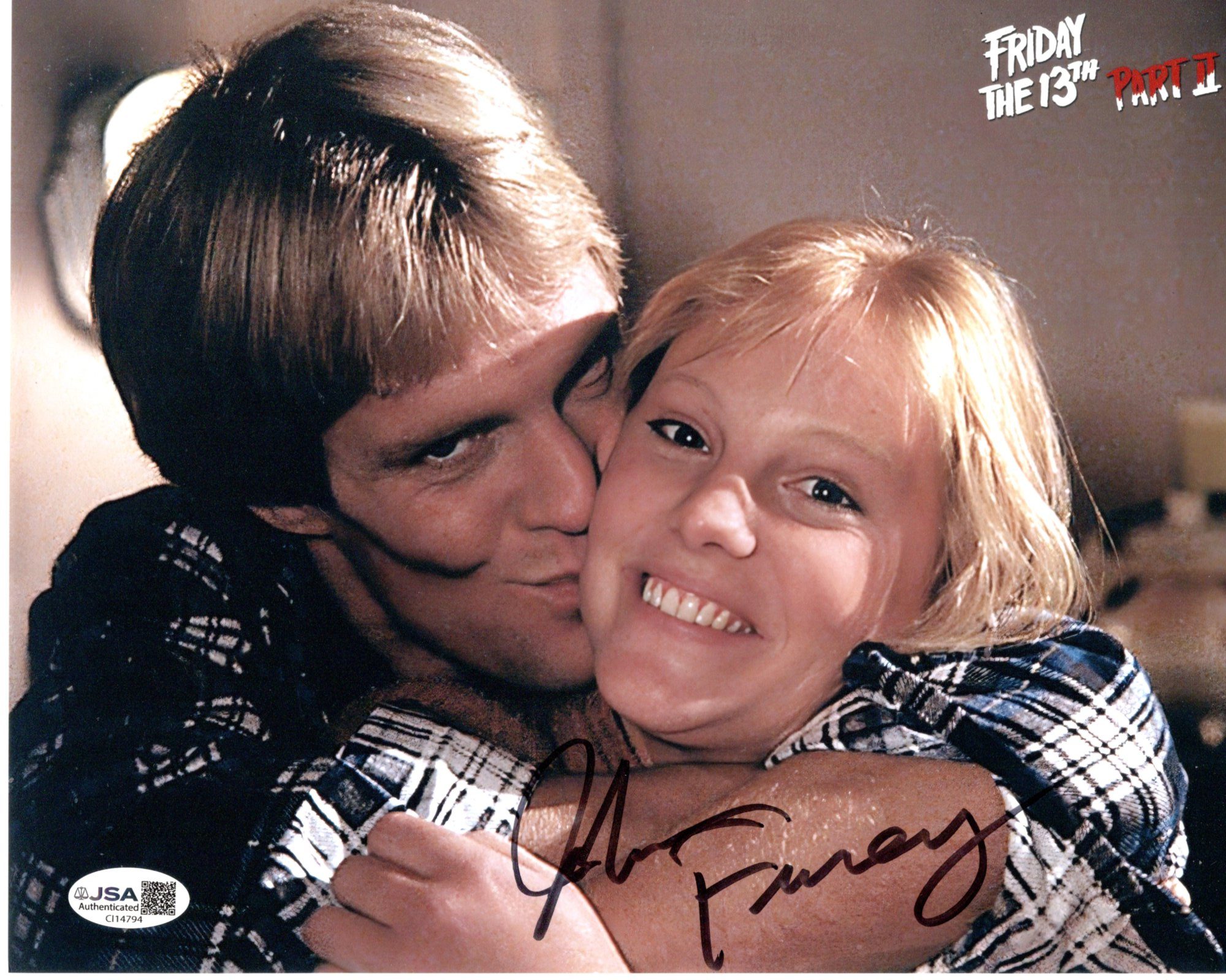 John Furey signed 8x10 Photo Paul Holt Friday the 13th Part 2 img