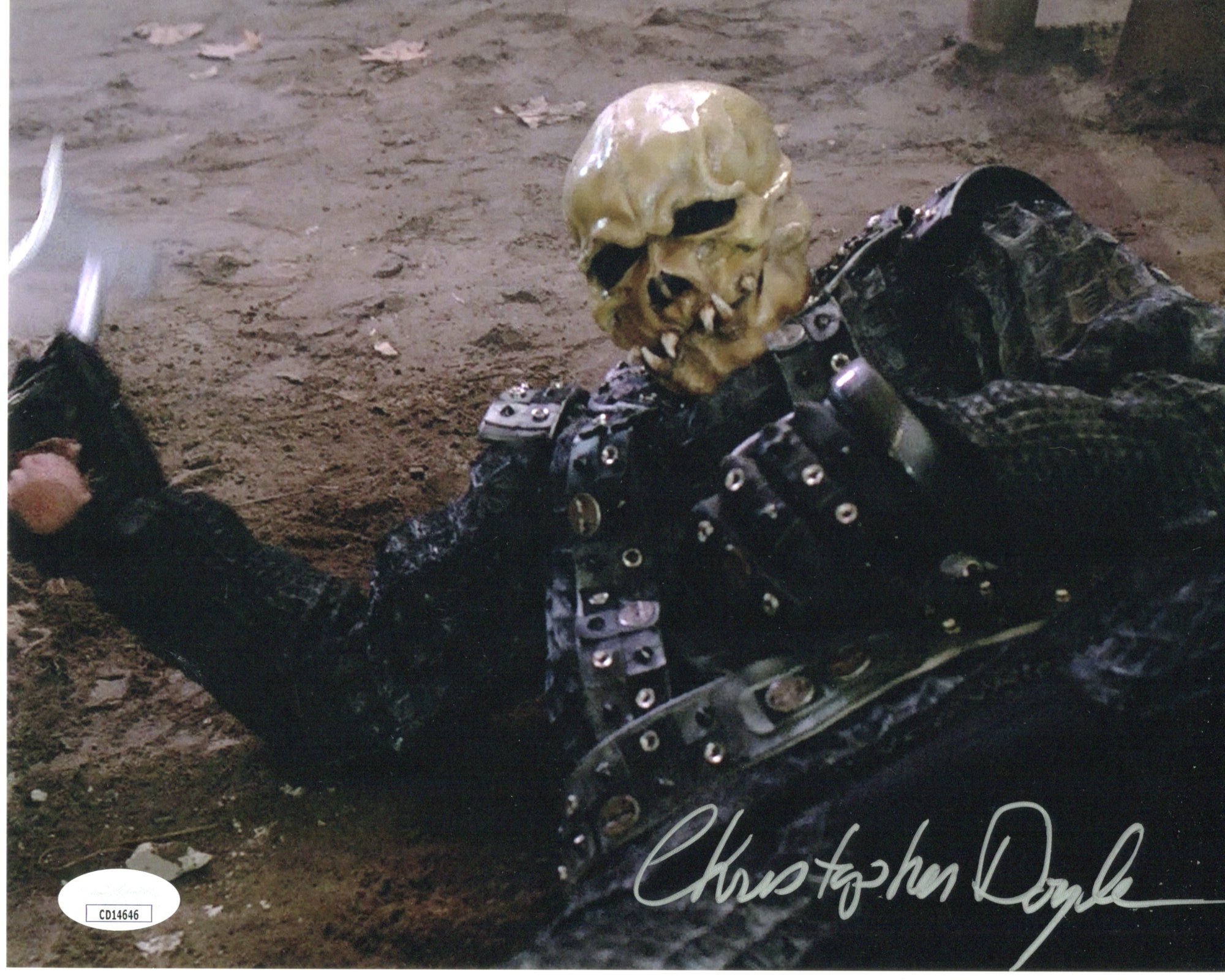 Christopher Chris Doyle signed 8x10 Photo Skull-Faced Warrior Star Trek: The Nex img