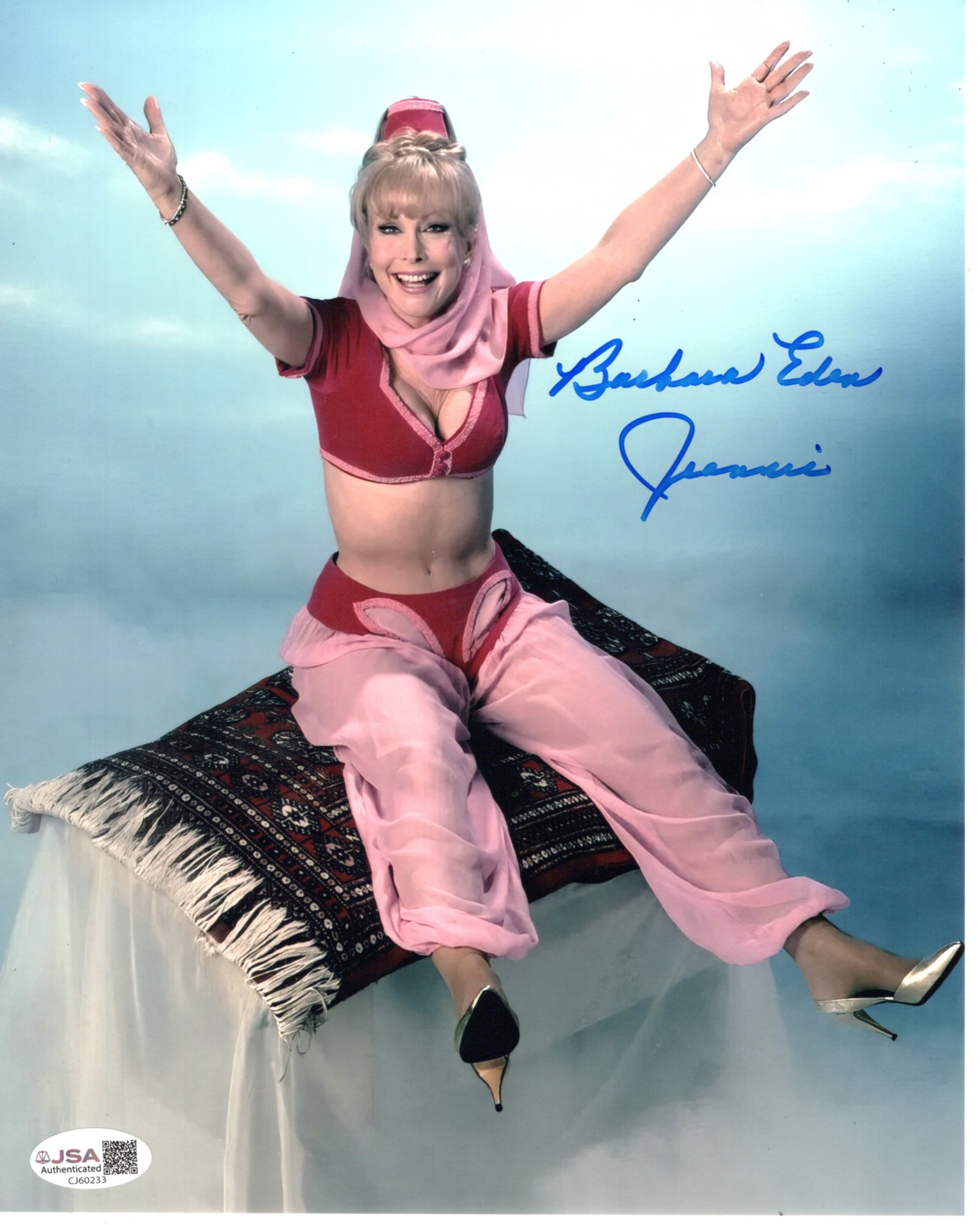 Barbara Eden signed 8x10 Photo Jeannie - I Dream of Jeannie img