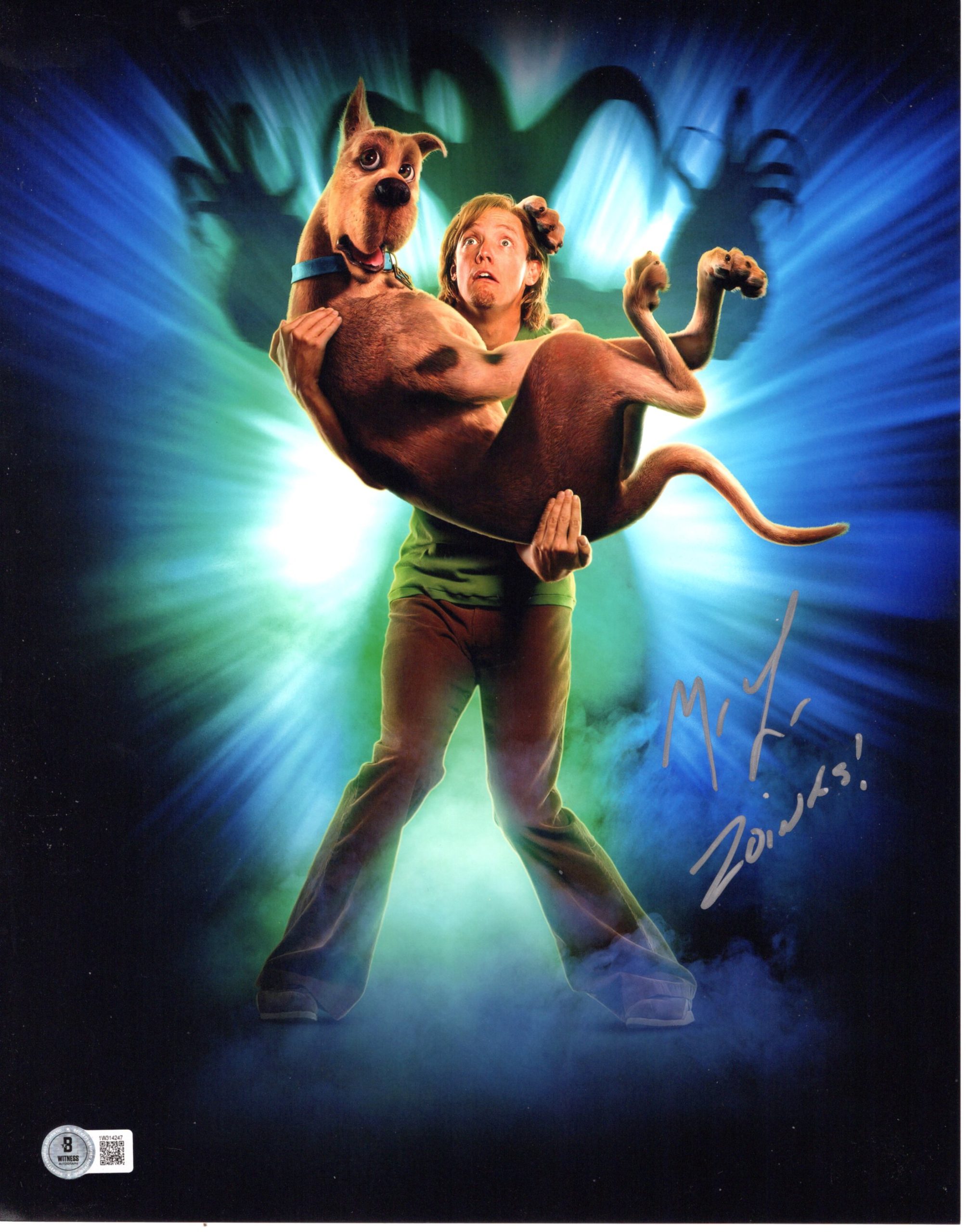 Matthew Lillard signed 11x14 Photo Shaggy - Scooby-Doo img
