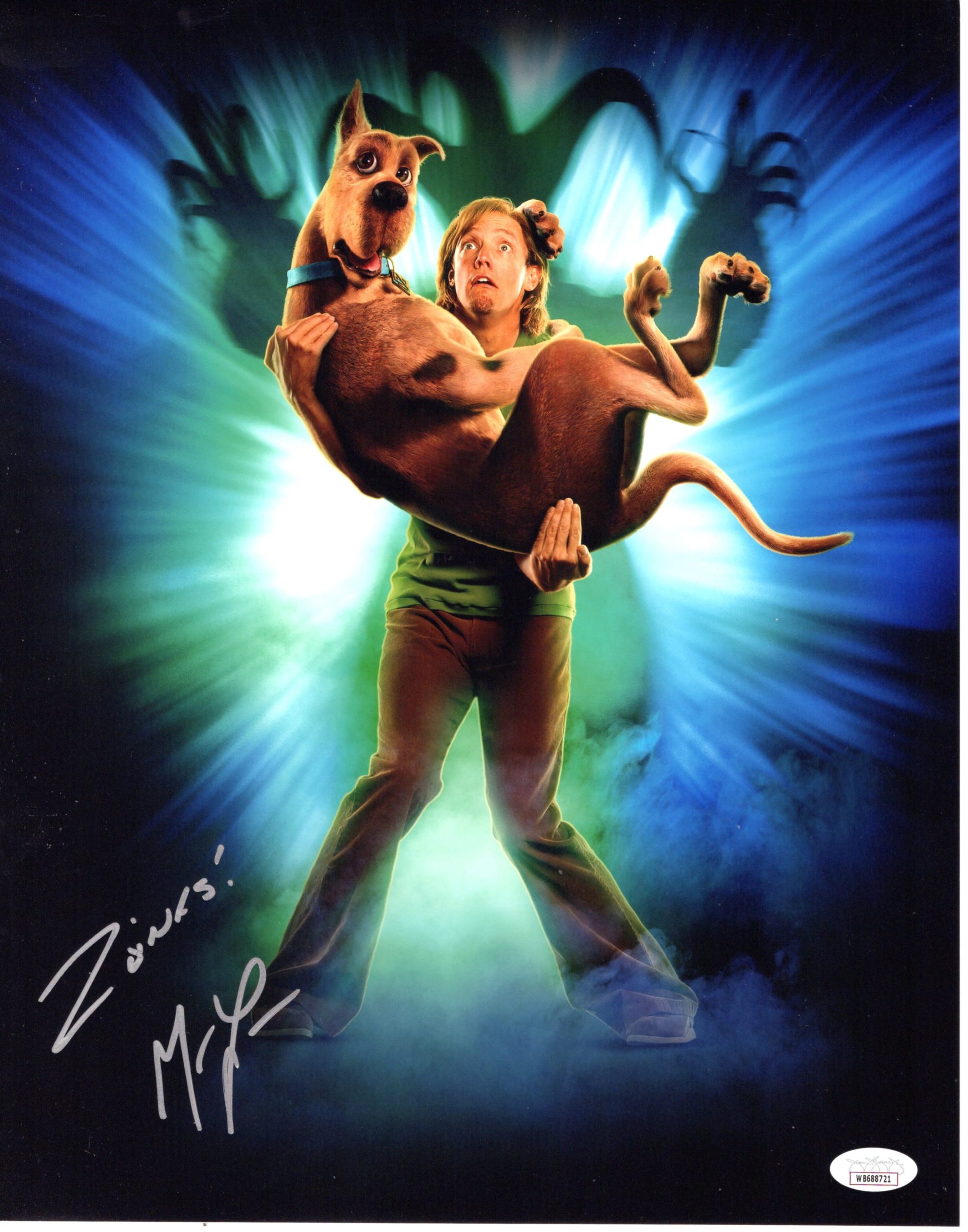 Matthew Lillard signed 11x14 Photo Shaggy - Scooby-Doo img