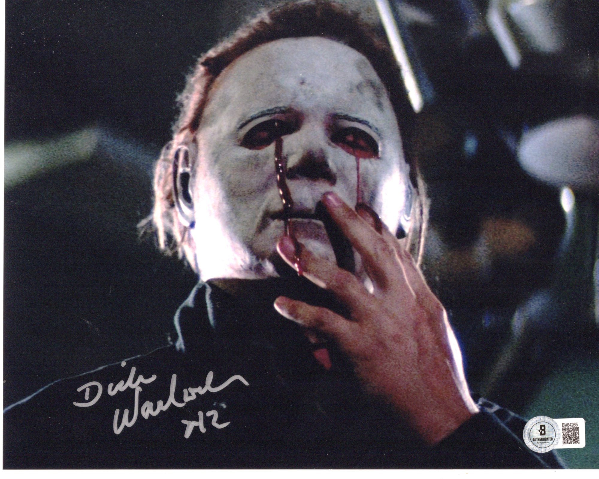 Dick Warlock signed 8x10 Photo Michael Myers - Halloween 2 img