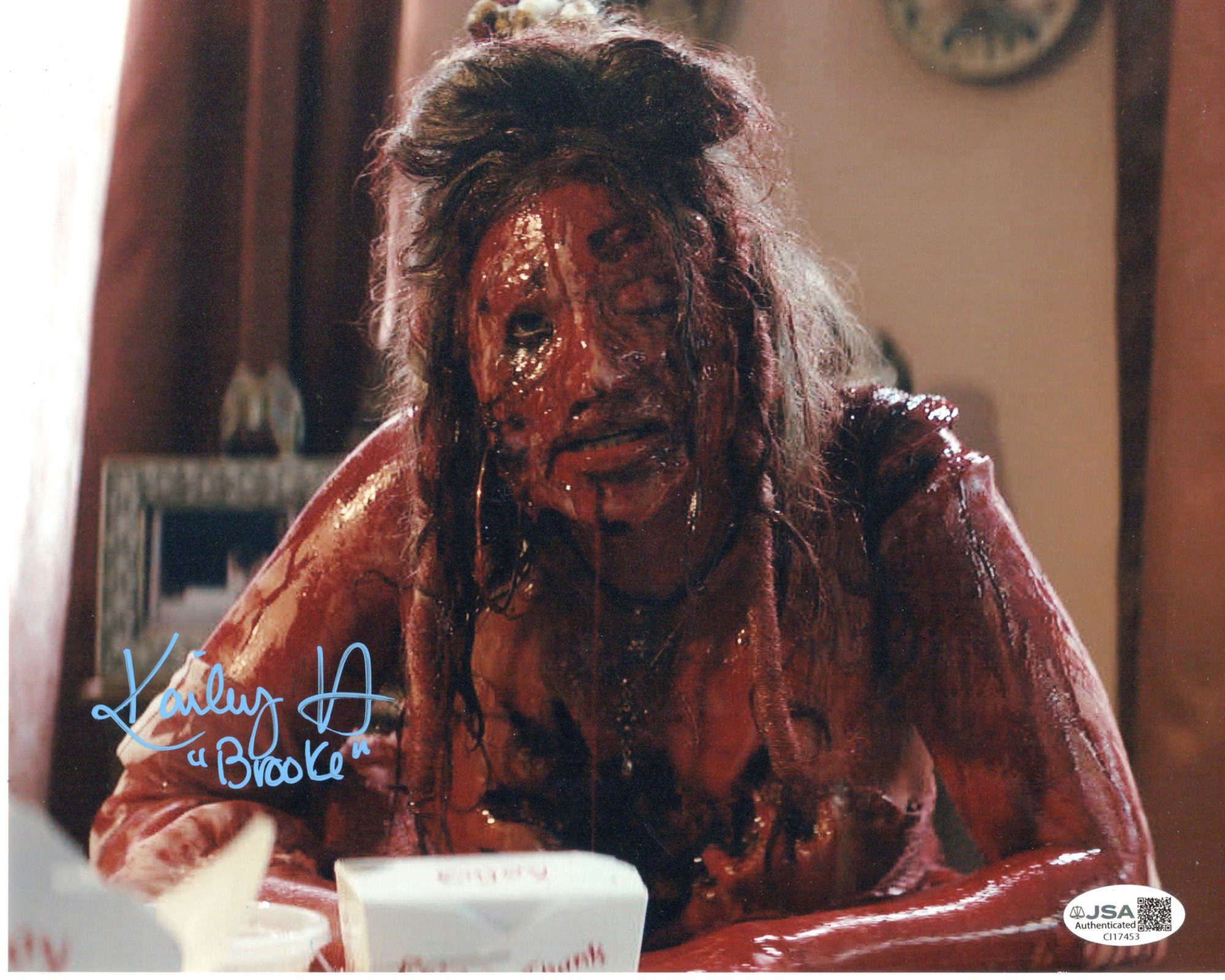 Kailey Hyman signed 8x10 Photo Brooke Valdeon - Terrifier 2 img