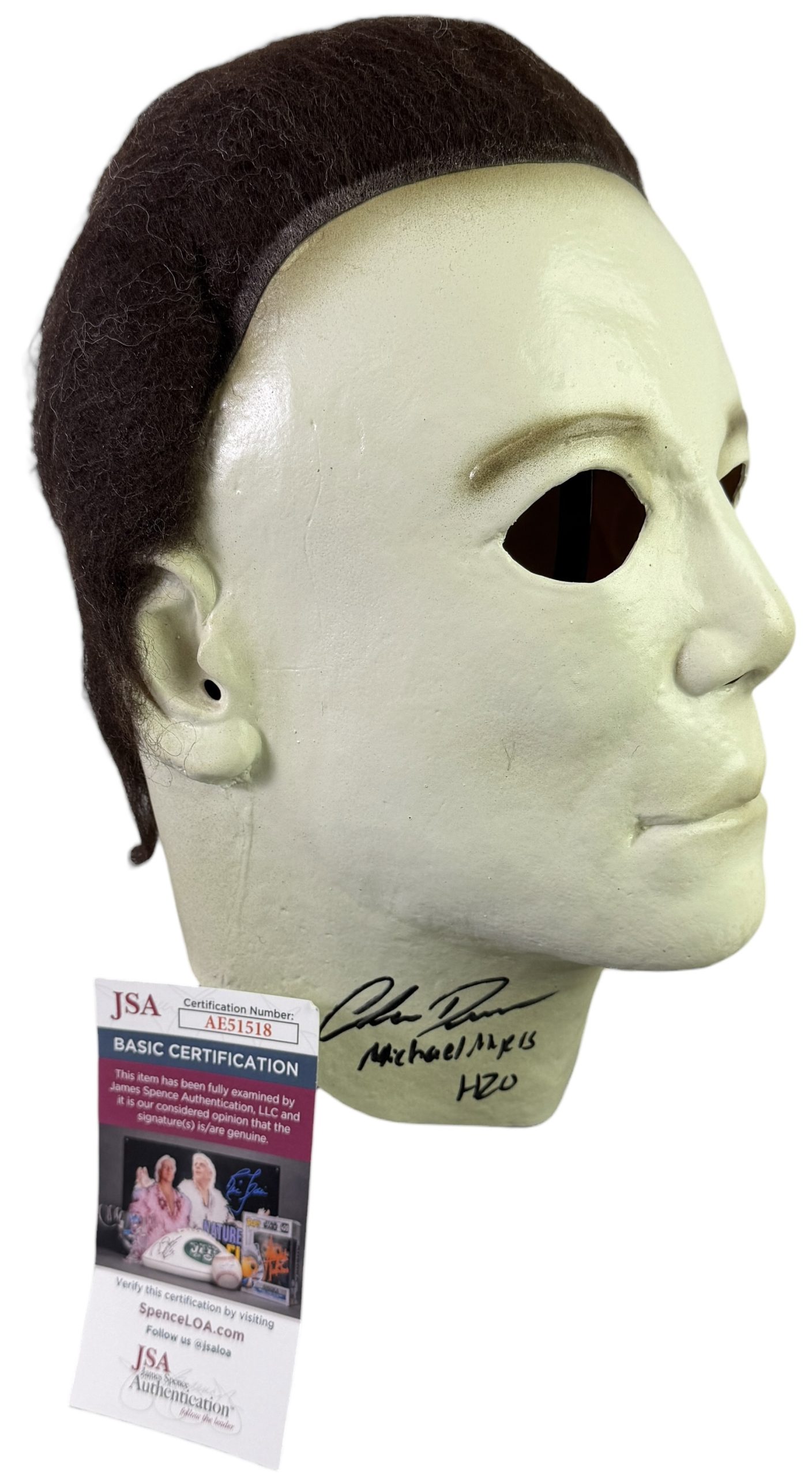 Chris Durand signed Michael Myers Mask - Halloween H20 img
