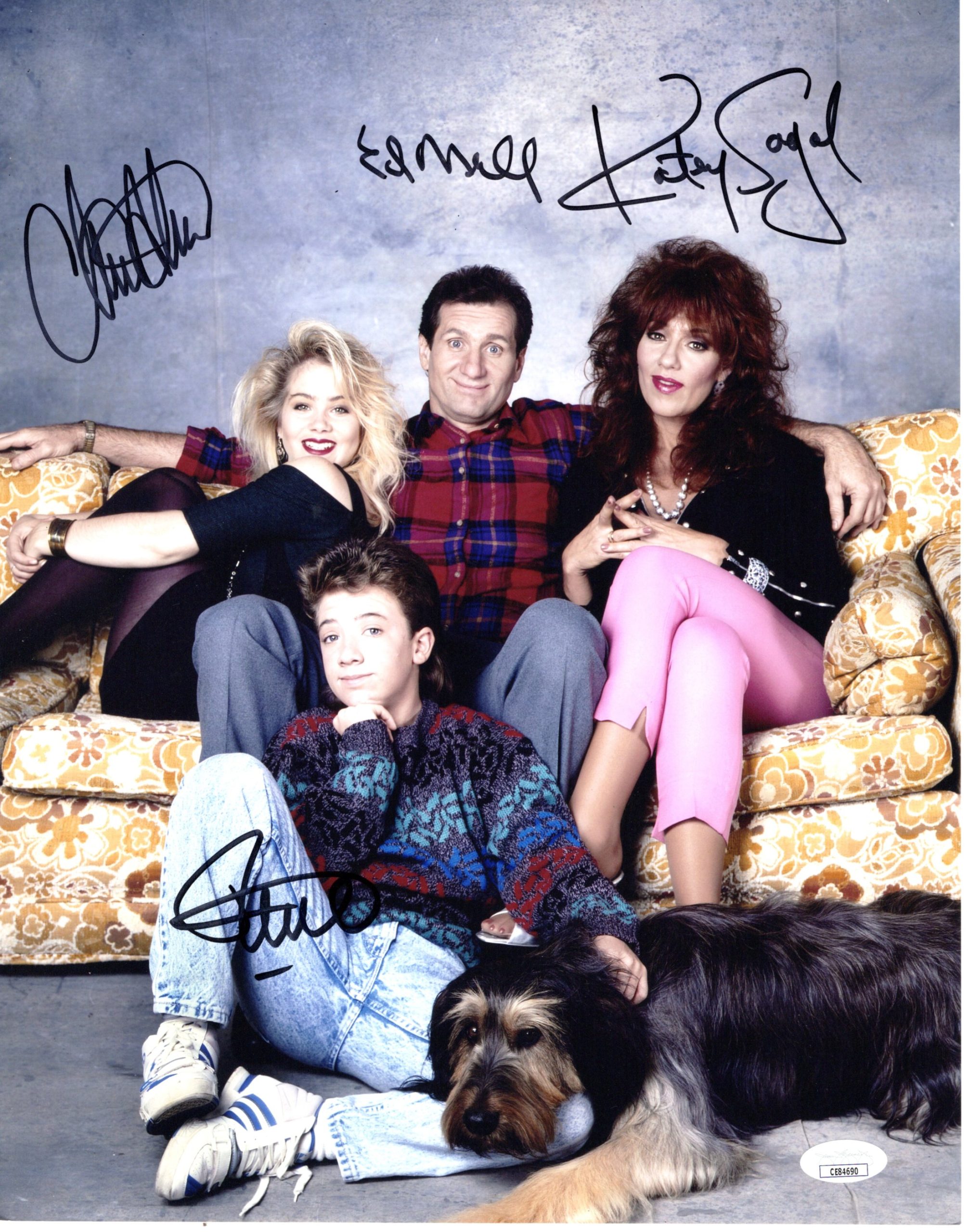 Ed O'Neill, Katey Sagal, Christina Applegate, & David Faustino Cast X4 signed 11 img