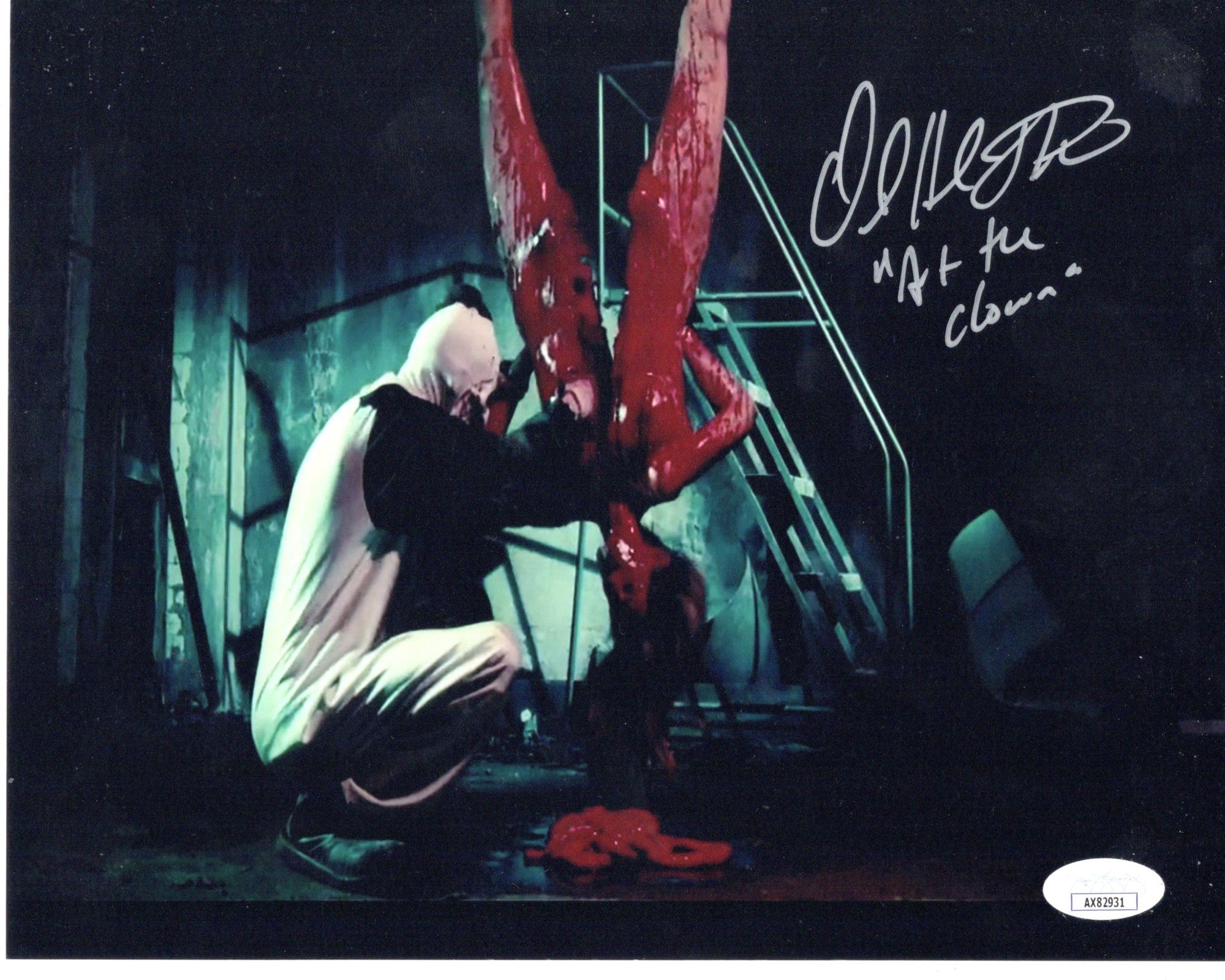 David Howard Thornton signed 8x10 Photo Art the Clown Terrifier JSA img